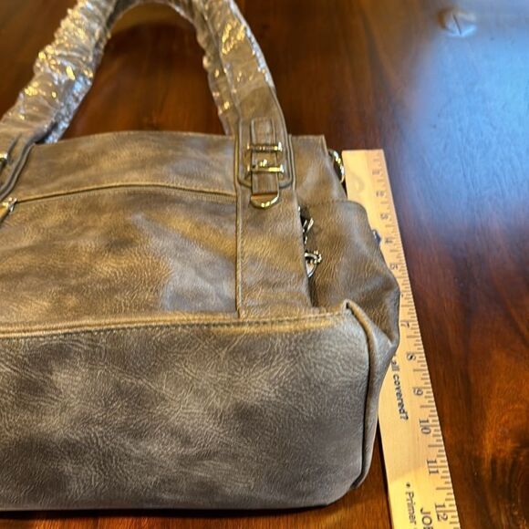 CCW Women’s Double Strap/Crossbody Strap Bag Gray - Picture 11 of 12